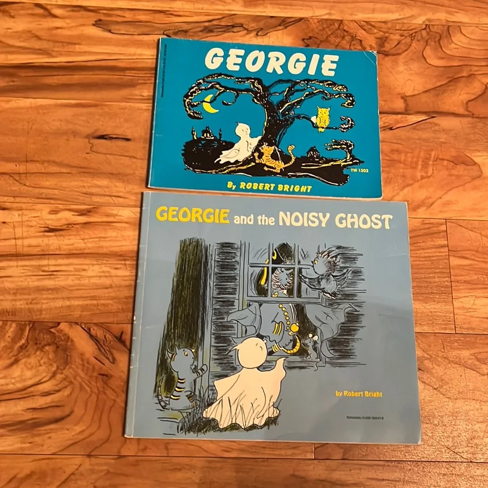 Lot of 2 Georgie the Ghost scholastic picture books children kid Robert Bright